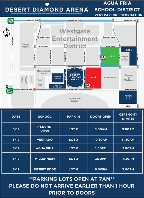 parking for graduation